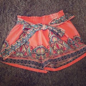 Fabric shorts